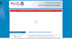 Desktop Screenshot of maison-transfrontaliere.com